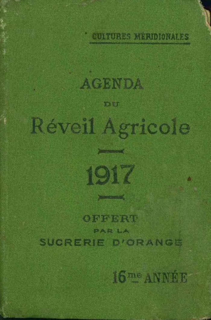 Agenda du Réveil Agricole : 1917 (Z000092)