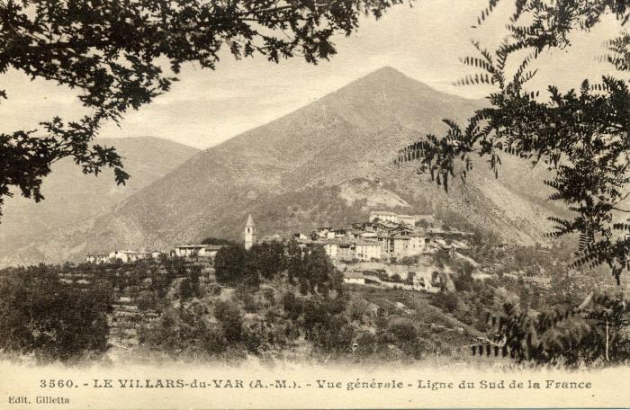 3560. - Le Villars-du-Var (A.-M.)- Vue générale - Ligne du Sud France
