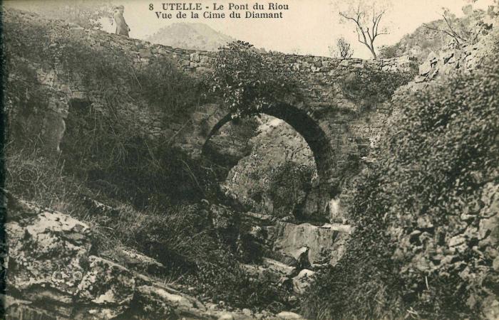8 UTELLE - Le Pont du Riou Vue de la Cime du Diamant